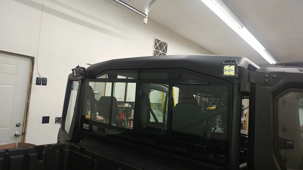 Rear of Cab Light Cubes