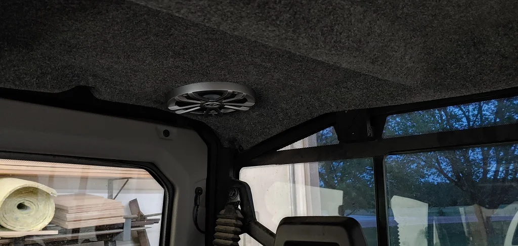 Rear Speaker Mounted